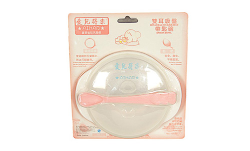 愛(ài)兒得樂(lè)嬰兒吸盤(pán)碗帶匙