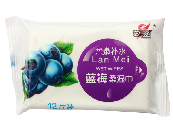 藝彩源藍莓柔濕巾
