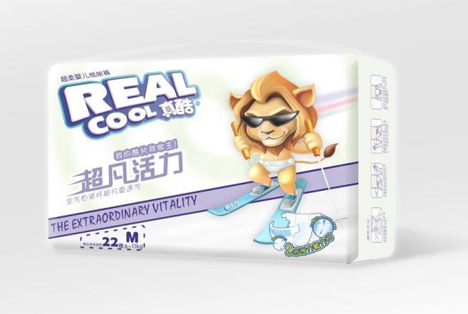 真酷超凡活力尿褲中號22片