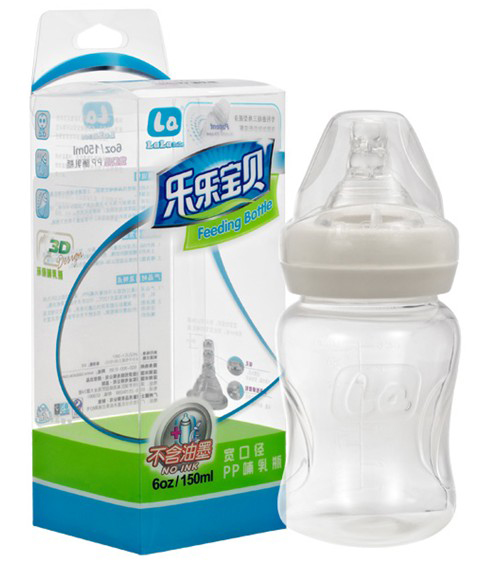 樂(lè)樂(lè)寶貝新款奶瓶150ml