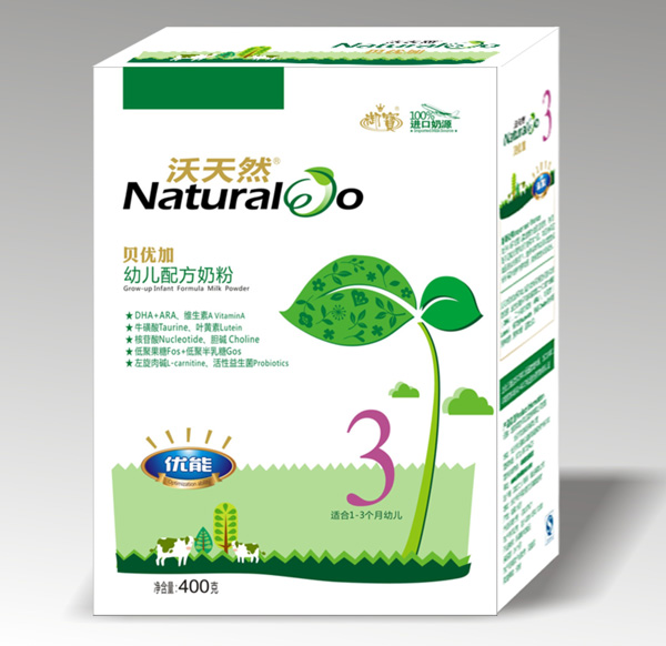 沃天然貝優(yōu)加優(yōu)能幼兒奶粉(盒)