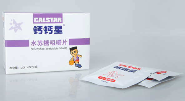 鈣鈣星水蘇糖咀嚼片