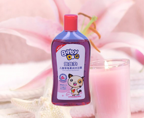 娃娃狗兒童草莓柔潤(rùn)沐浴露