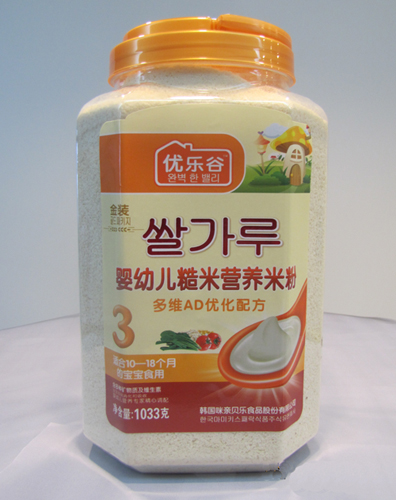 優(yōu)樂谷嬰兒營養(yǎng)米粉3段