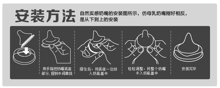 AD305標(biāo)準(zhǔn)口徑玻璃奶瓶