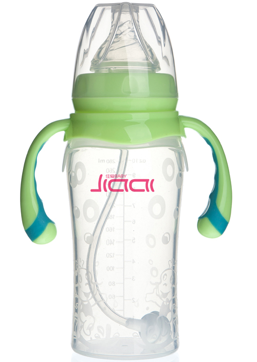 佳愛(ài)自動(dòng)硅膠奶瓶(寬口徑)300ml