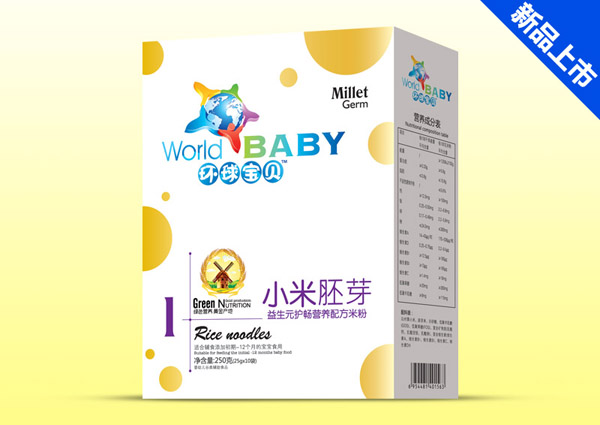 環(huán)球?qū)氊愐嫔o(hù)暢小米胚芽營(yíng)養(yǎng)米粉盒裝