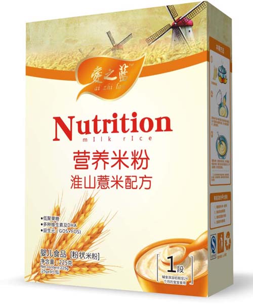 愛之藍(lán)淮山薏米配方營(yíng)養(yǎng)米粉1段