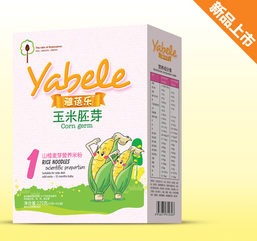 雅蓓樂玉米胚芽山楂麥芽營(yíng)養(yǎng)米粉