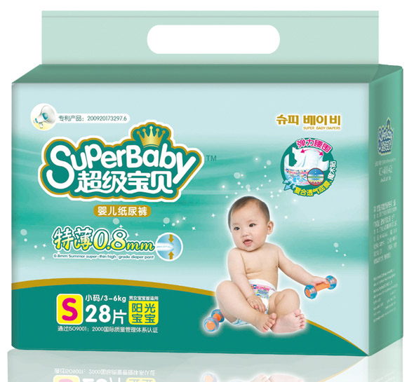 超級寶貝特薄嬰兒紙尿褲S28