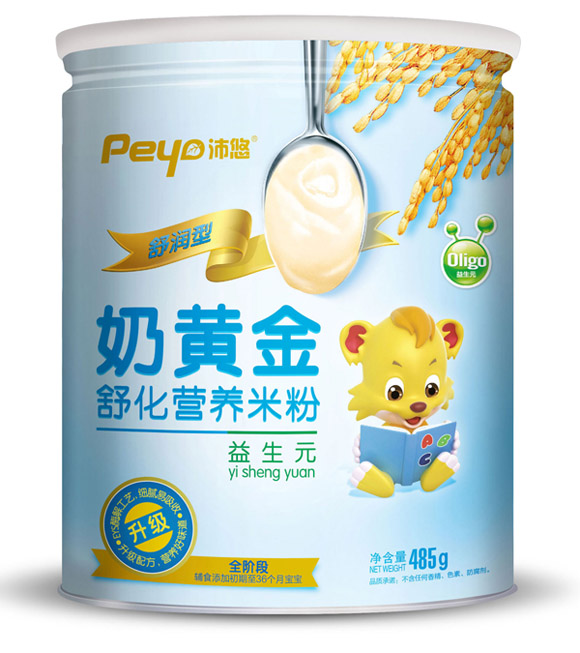 沛悠奶黃金益生元舒化米粉