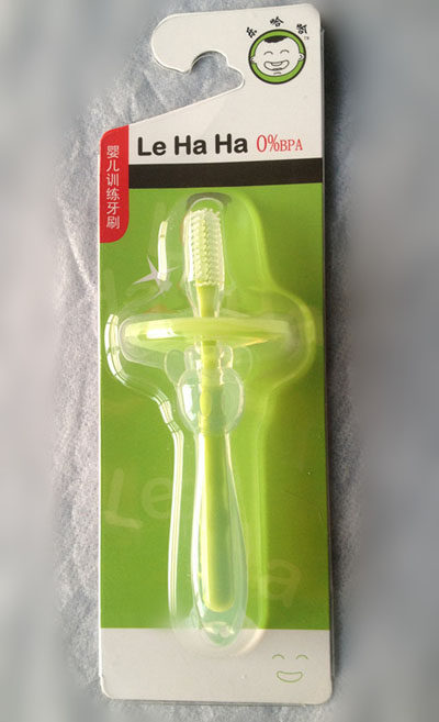 樂哈哈嬰兒訓(xùn)練牙刷