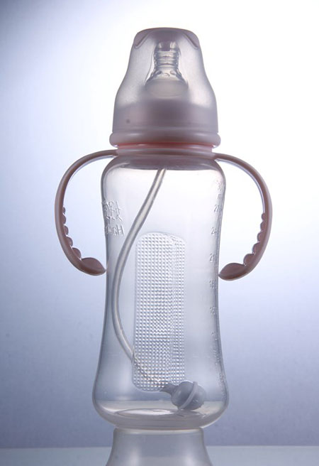 樂哈哈標口弧形300毫升PP奶瓶