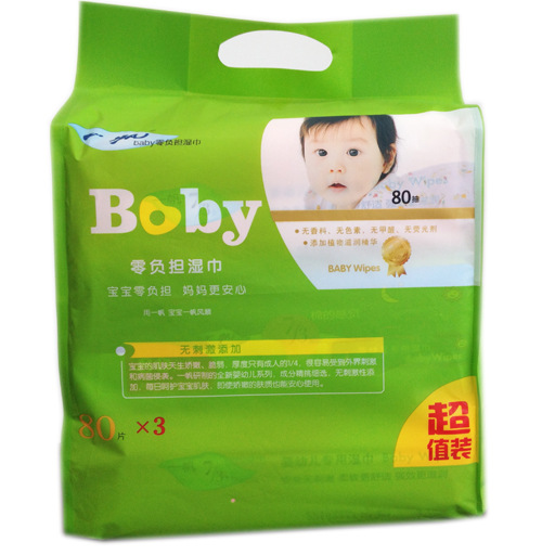 一帆零負擔嬰兒濕巾三連包240片裝