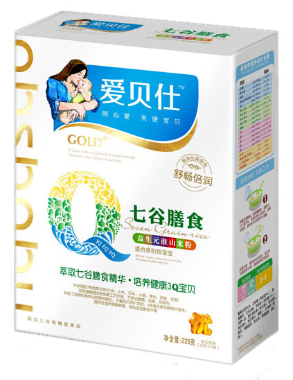 愛貝仕七谷膳食益生元淮山米粉