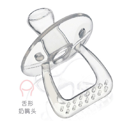 愛(ài)樂(lè)寶全硅膠3D拇指型安撫奶嘴
