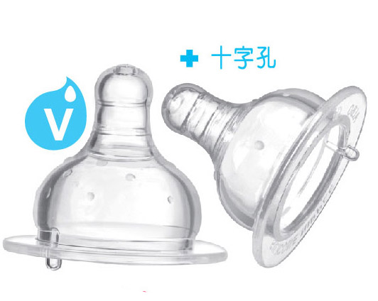 愛(ài)樂(lè)寶5優(yōu)仿真母乳寬口奶嘴V