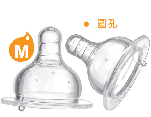 愛樂寶5優(yōu)仿真母乳寬口奶嘴M