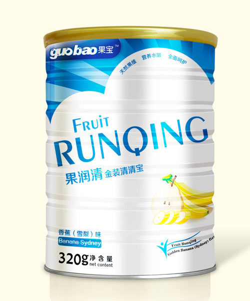 果寶果潤(rùn)清金裝清清寶香蕉雪梨罐