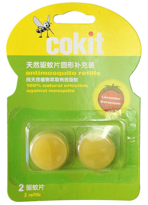 俏蜻蜓天然驅蚊片圓形補充裝