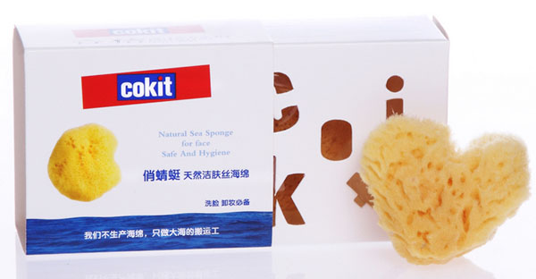 俏蜻蜓天然潔膚絲海綿