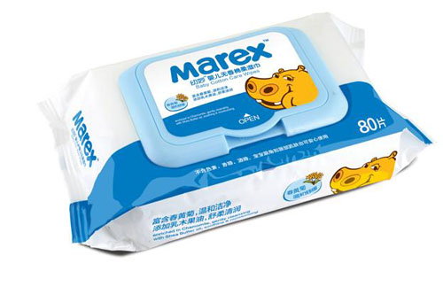 幼妙嬰兒無香棉柔濕巾80片