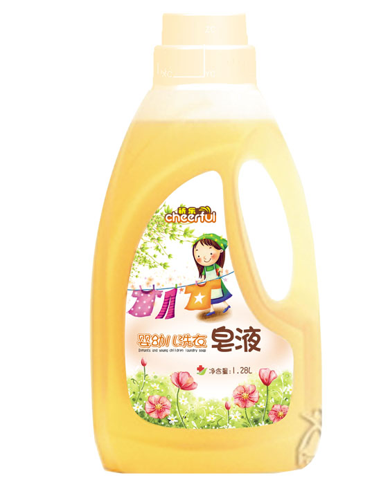 祈樂嬰幼兒洗衣皂液瓶裝