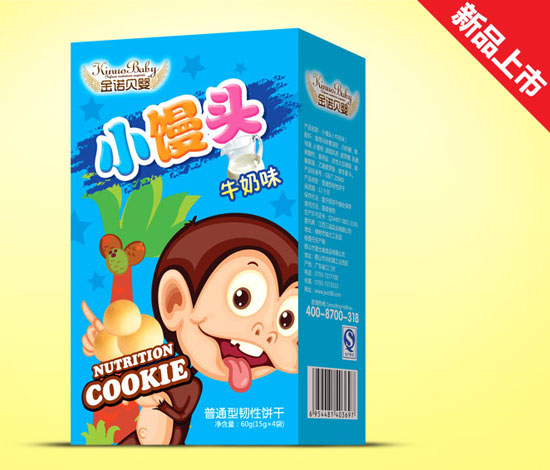 金諾貝嬰小饅頭(牛奶味)