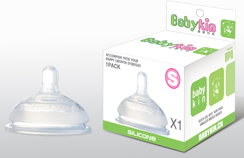 Babykin(貝沁)超寬口奶嘴(單個)