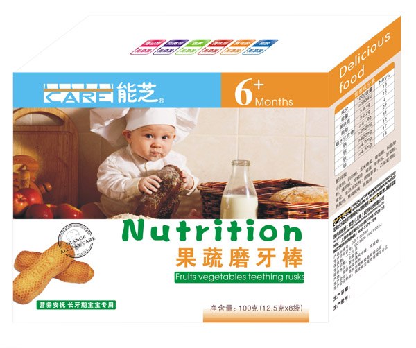 能芝果蔬磨牙棒