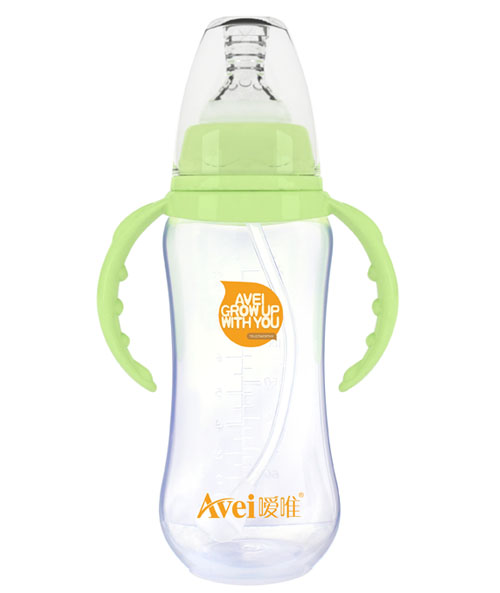 噯唯標(biāo)準(zhǔn)口徑帶柄自動PP奶瓶(240ml)