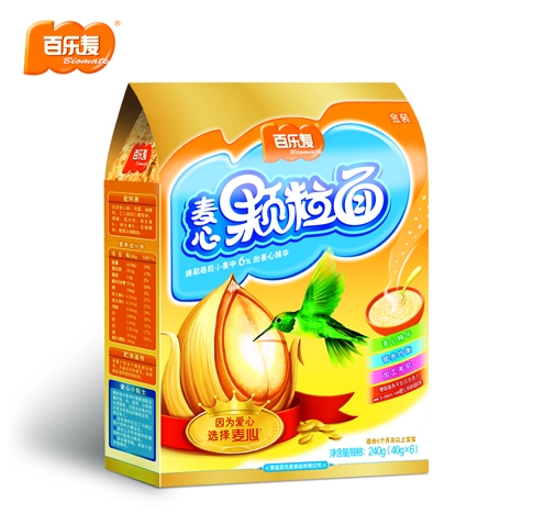 百樂麥麥心顆粒面