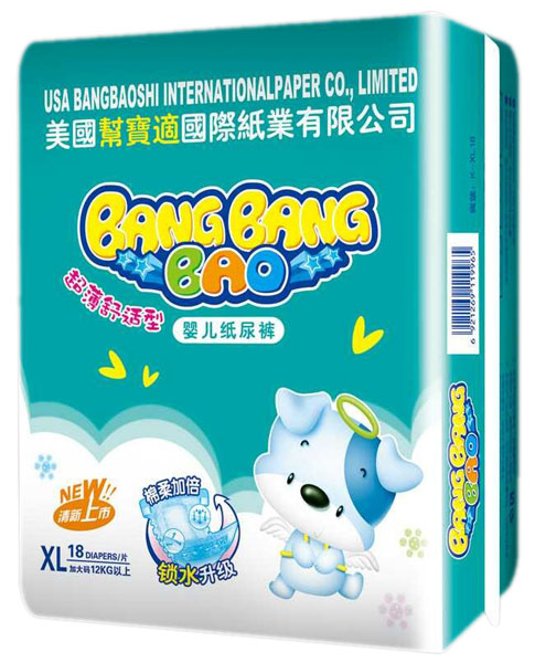 幫幫寶超薄舒適型嬰兒紙尿褲XL18片