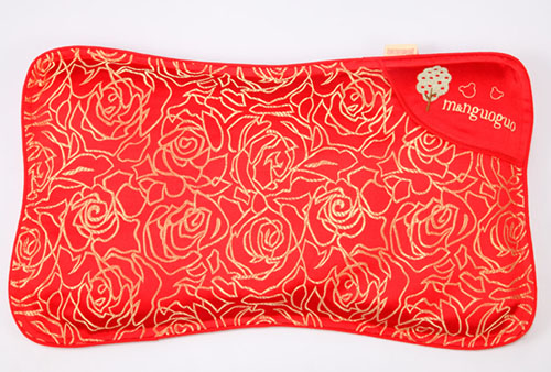 咪呢果果嬰幼兒護(hù)型功能枕3個(gè)月-1歲棗紅色