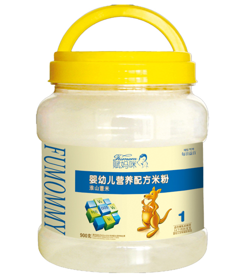 賦媽咪淮山薏米嬰幼兒米粉桶裝1段