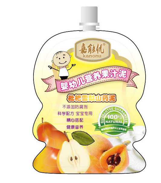 枇杷雪梨山藥嬰幼兒果泥汁