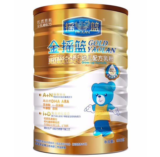 金搖籃超級金裝幼兒配方乳粉3段