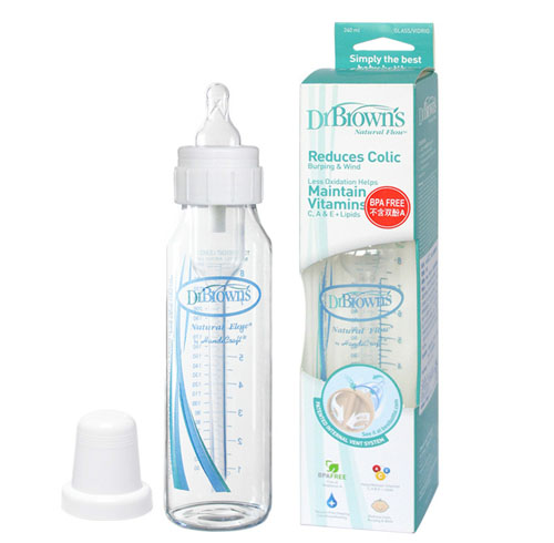 布朗博士8安士標(biāo)準(zhǔn)玻璃奶瓶