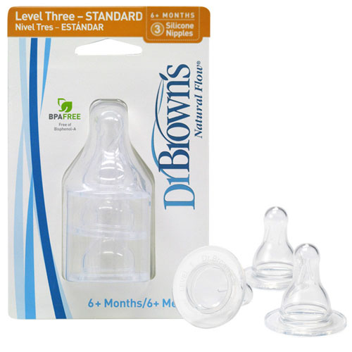 布朗博士流量3標準奶嘴(3個裝)