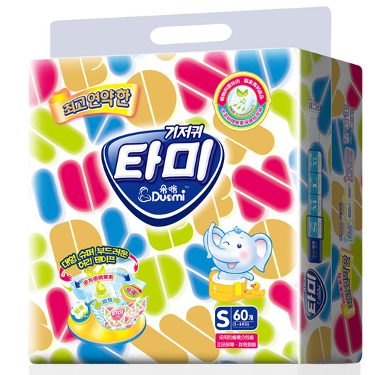 朵咪超級柔紙尿褲S碼60片