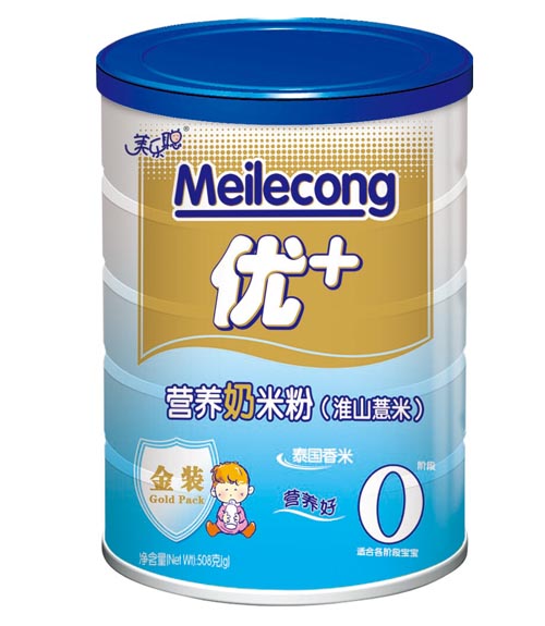 美樂聰淮山薏米營養(yǎng)奶米粉0段