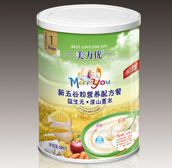 美力優(yōu)益生元淮山薏米新五谷營養(yǎng)配方餐