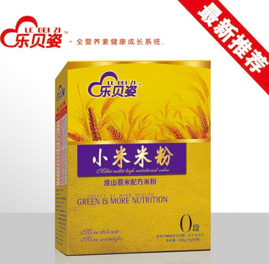 樂貝姿淮山慧米小米米粉0段盒裝