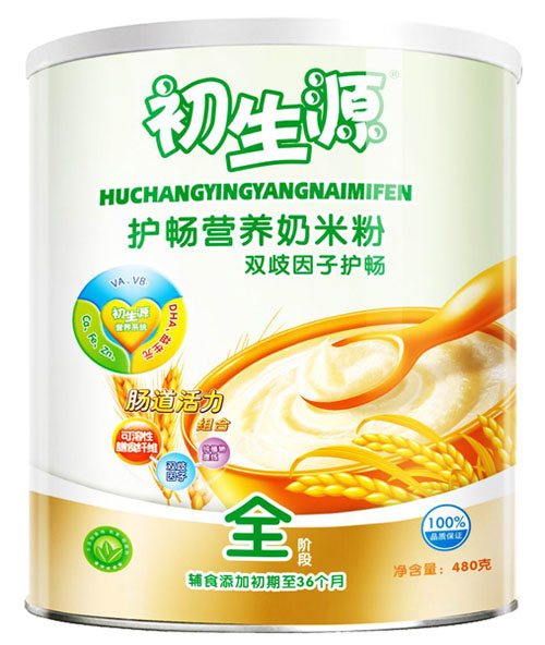 初生源雙歧因子護(hù)腸護(hù)暢營(yíng)養(yǎng)奶米粉全段