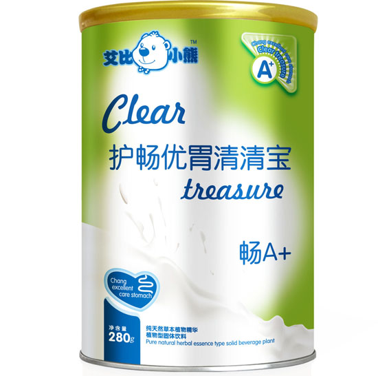 艾比小熊護暢優(yōu)胃清清寶聽裝