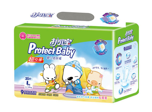 護(hù)兒寶超級(jí)薄嬰兒紙尿褲L碼20片