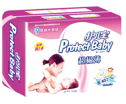 護(hù)兒寶超級(jí)薄嬰兒紙尿片S碼40片