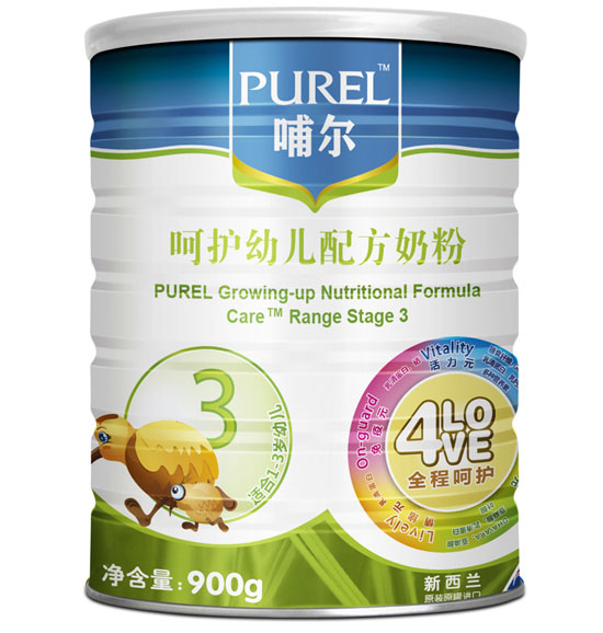 哺爾呵護幼兒配方奶粉3段