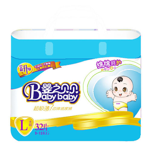 嬰之貝貝超極薄尿褲大號(hào)32片
