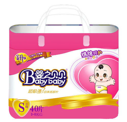 嬰之貝貝超極薄尿片小號(hào)40片